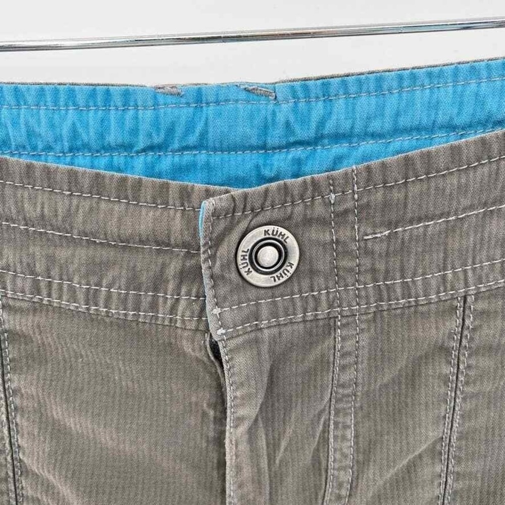 KUHL Hiking Outdoor Capri Pants Womens 4 Cotton Nylon Embroidered Back Pocket - Picture 6 of 13